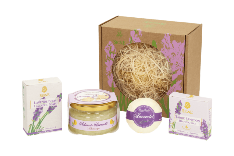 Signe Kinkekomplekt lavendel