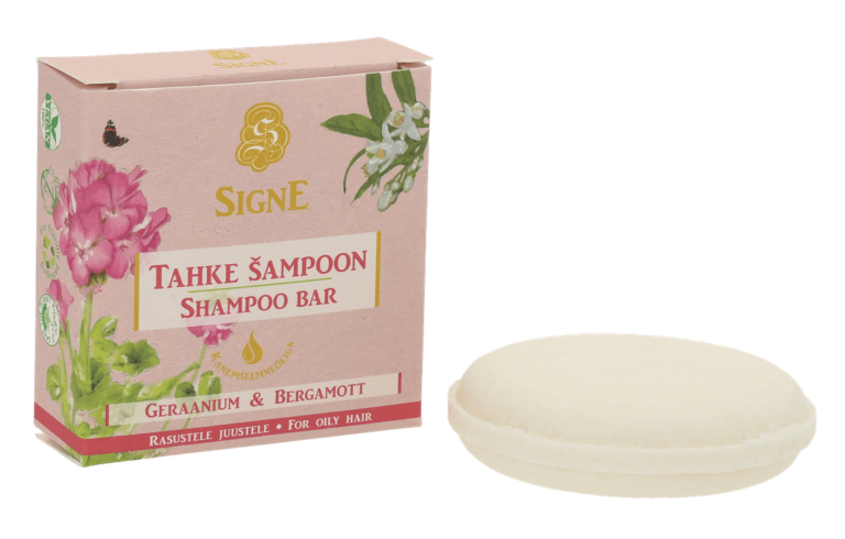 Signe Shampoo bar Geranium & Bergamot